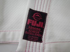 All-Around Brazilian Style Jiu Jitsu Uniform, Pink/White, Size W6