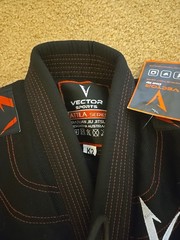 Jui Jitzu Vector Sports Gear Attila Black Brazilian Gi Top Pants Set K2 No Belt