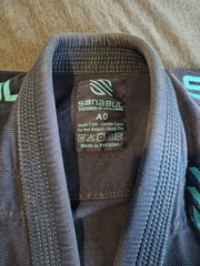 Sanabul Jiu-Jitsu Gi Uniform Set Jacket & Pants Blue/Teal Adult Unisex A0