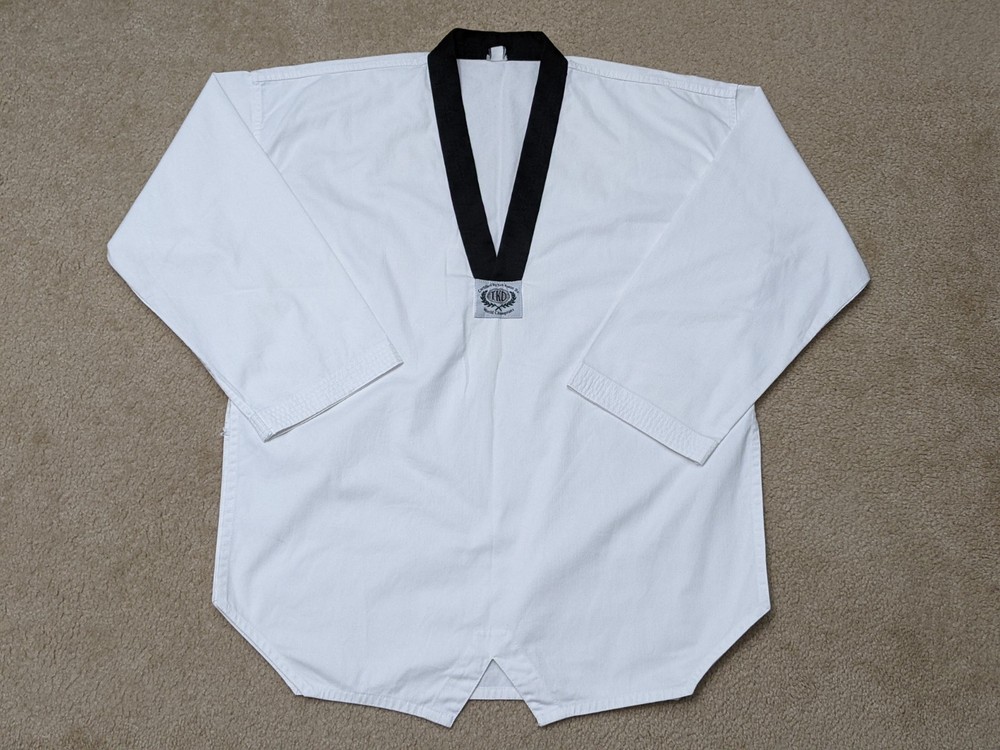 Certified Tae Kwon Do TKD World Champions White Uniform Dobok Gi Top ~ Size 6