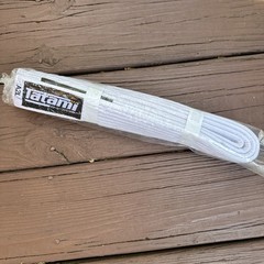 NEW Tatami Fightwear Belt Size A2L Brazilian Jiu Jitsu White