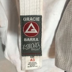Adidas – Gracie Barra Kimono Gi Set Youth Size 150 /M3 Pant 24-28 Cotton