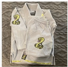 Tatami Fightwear Meerkatsu Kids Animal BJJ Gi – Gray Size Mooo