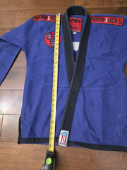 LUCKY Gi – PUSCIFER Jiu jitsu BJJ Kimono, Size A0 Fits like A1. Vintage RARE!