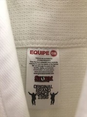 EQUIPE GI STORM JACKET MMA BJJ WHITE SIZE A1 GRACIE BARRA