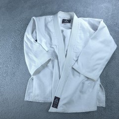Gracie Jiu-Jitsu Official Gi Jacket Mens Medium White BJJ Training Uniform Top