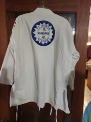 VTG Ft WORTH Academy of KARATE Tae Kwon DO Martial Arts Gi Top White KOREA