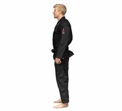 Fuji Suparaito Lightweight Mens Brazilian Jiu-Jitsu BJJ Gi Gamer Series – Black