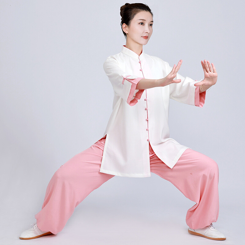 Summer Breathable Short Sleeve Kung Fu Shirts Wing Chun Training Vintage Sport