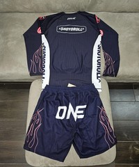 New Arrival ONE Championship x Shoyoroll NoGi Collab with BJJ Shorts LS Set