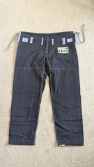 Inverted Gear BJJ Jiu-Jitsu Gi Uniform Set Jacket & Pants Black Size A1S