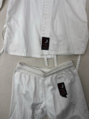 Bushido Karate Uniform The Essential Uniform Kids Sz S 0/140White Kimono Suit PO