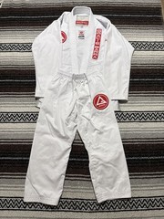 Equipe Gracie Barra Kimono & Pants BJJ Jiu Jitsu Gi Youth Size Y6 White