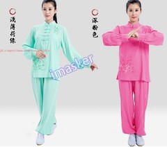 Summer Women’s Tai Chi Suit Kung Fu Costum Morning Exercise Uniform Martial Arts