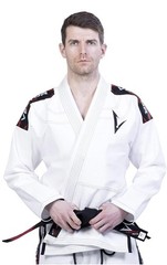 Vector Men’s BJJ Gi with Bonus White Belt Ripstop Pants for Brazilian Jiu Jitsu