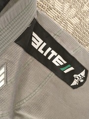 Elite Sports BJJ Gi Top A2 Gray Brazilian Jiu Jitsu MMA Combat Adult Retro 🥋