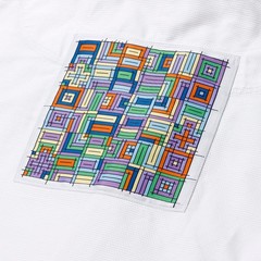 Albino and Preto Batch #108: Stained Glass BJJ Kimono 450 gsm White BJJ Gi