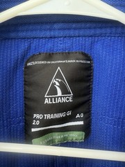 Kingz Alliance Pro Training Gi 2.0 BJJ Jiu Jitsu Kimono Jacket Blue Size A0