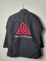 Combat Closet Gracie Trinity BJJ Gi Jacket Women’s M4 Black Jiu Jitsu