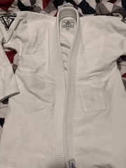 Gracie Jiu-Jitsu Rank Pearl Gi Twill Custom Kit A0 White Men’s Jiu-Jitsu Uniform