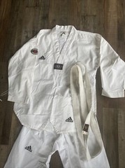 Vintage Adidas Taekwondo Shirt Pants Gi 4 Martial Arts Uniform Jujutsu 80s 90s