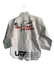 Martial Arts Uniform Tae Kwon Do Child’s Gi 000/120 cm White Pants Top