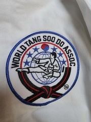 White World Tang Soo Do Association uniform with a white belt included Size 5
