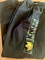 Kingz Kimonos Jiu Jitsu 100% Cotton Youth Pants Black Size M2 See Measurements