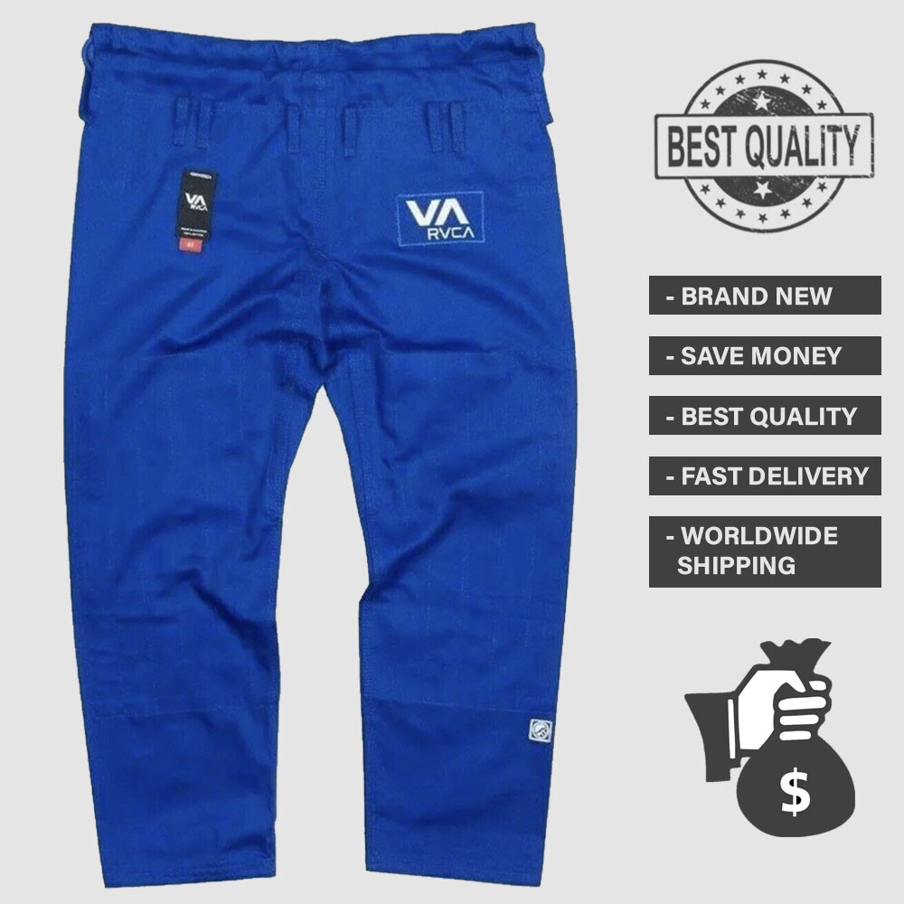 Blue Jiu Jitsu Suit Trouser Batch# 60 Shoyoroll RVCA BJJ Gi 100% Cotton Pant