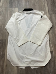 adidas adi fighter elite taekwondo white dobok uniform jacket korea size 6/200cm