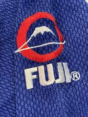Gi Kimono Ghee Pants Judo Set Jiu Jitsu Karate Blue Scramble Adult 32×32 Large