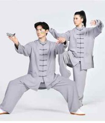 Linen And Cotton Martial Art Uniform Tai Chi Clothes Kung Fu Training Clothes
