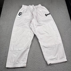 Gameness Air Gi Pants Youth 00 White Stretch Ripstop Jiu Jitsu MMA (Pants Only)