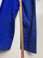 Taekwondo Gi Kids Size 1/150 Blue 2-Piece Used. With 2 Belts Green And White.