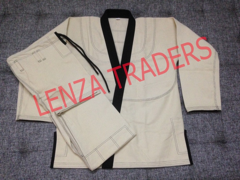 Bjj Gi Jiu Jitsu UnBleached Kimonos Gi 100% Cotton Perl Weave 450GSM 2023