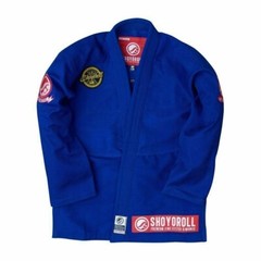 Top Selling Blue Shoyoroll Professional Batch # 71 Competitor Retro Jiu Jitsu Gi