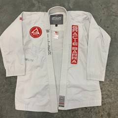 Gracie Barra Atleta Equipe Edition BJJ Gi A1 White Complete Set