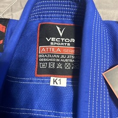 Vector Sports Attila Series Brazilian Jiu Jitsu Gi Uniform Jacket Size: K1 Blue