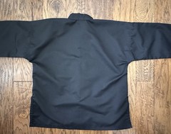 Kids Kung Fu Uniform Top Martial Arts in Black Size 0 Excellent Condition