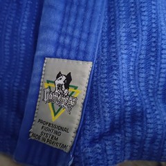 Gameness brand Brazilian Jiu-Jitsu blue jacket adult A2 Very Good Gondition