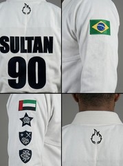 Premium White Custom BJJ Gi Kimono – Brazilian Jiu Jitsu Uniform Lightweight