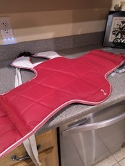 New Tae kwon do Reversible Body Padding Size 2, Blue And Red