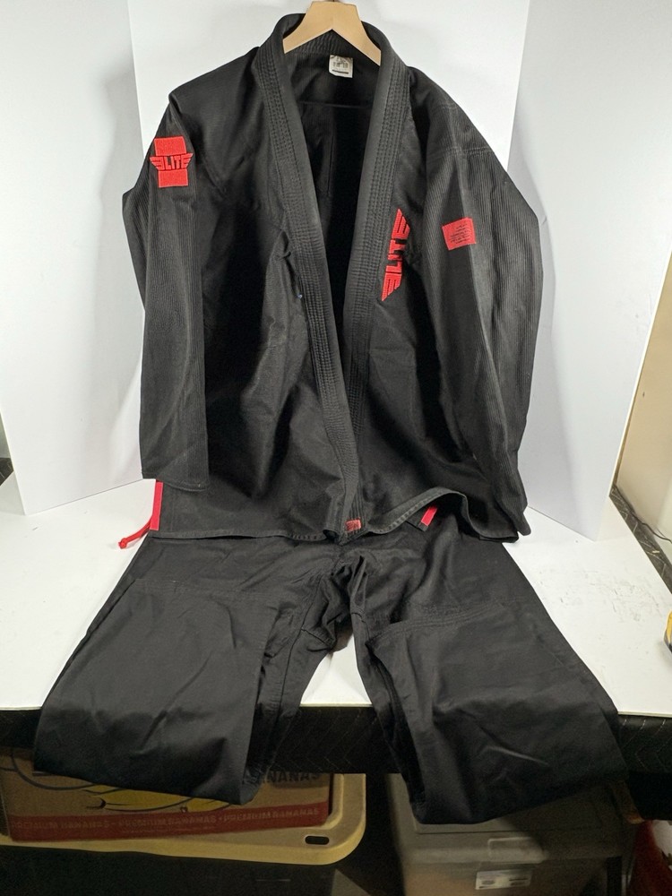 Elite Sports A5 Black Brazilian Jiu Jitsu BJJ Gi Kimono Martial Arts