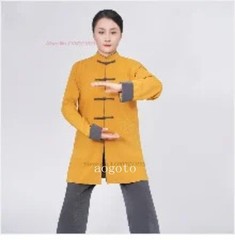 Chinese Kungfu Clothing Martial Arts Uniform Cotton Linen Tops+pants Training