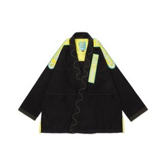 Albino and Preto x SPONGEBOB 2 ADULT GI BJJ 450 GSM BJJ Kimono Competitor