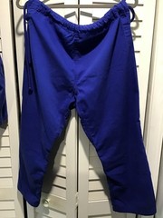 Gameness Martial Arts Professional Fight Wear Size A0 Pants Size 18 Top Blue