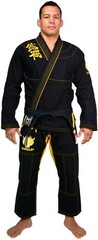 Shogun Fight 350GSM Black Gold BJJ Gi Lightweight Brazilian Jiu Jitsu A0