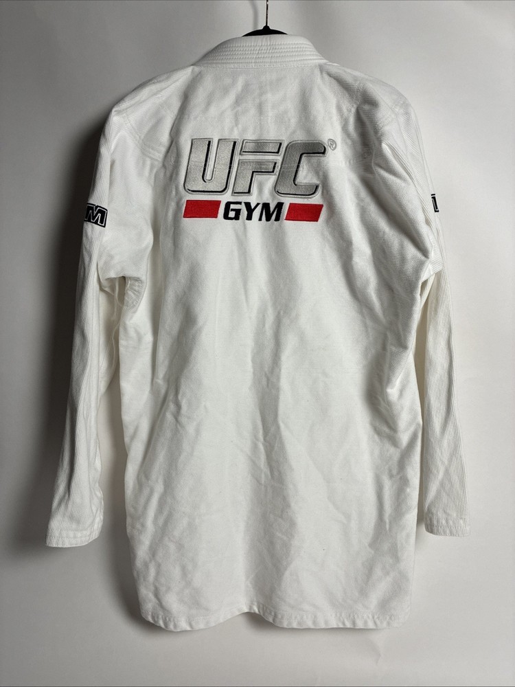 UFC GYM Premium Edition Brazilian Jiu-Jitsu BJJ Gi Jacket Top Kimono White
