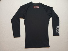 SBMT Retro Jiu Jitsu Long Sleeve Rashguard – Black Red White – Women’s Medium