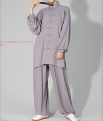 Tai Chi Uniform Kung Fu Martial Arts Suit Wing Chun Wushu Outfit Cotton Clothes